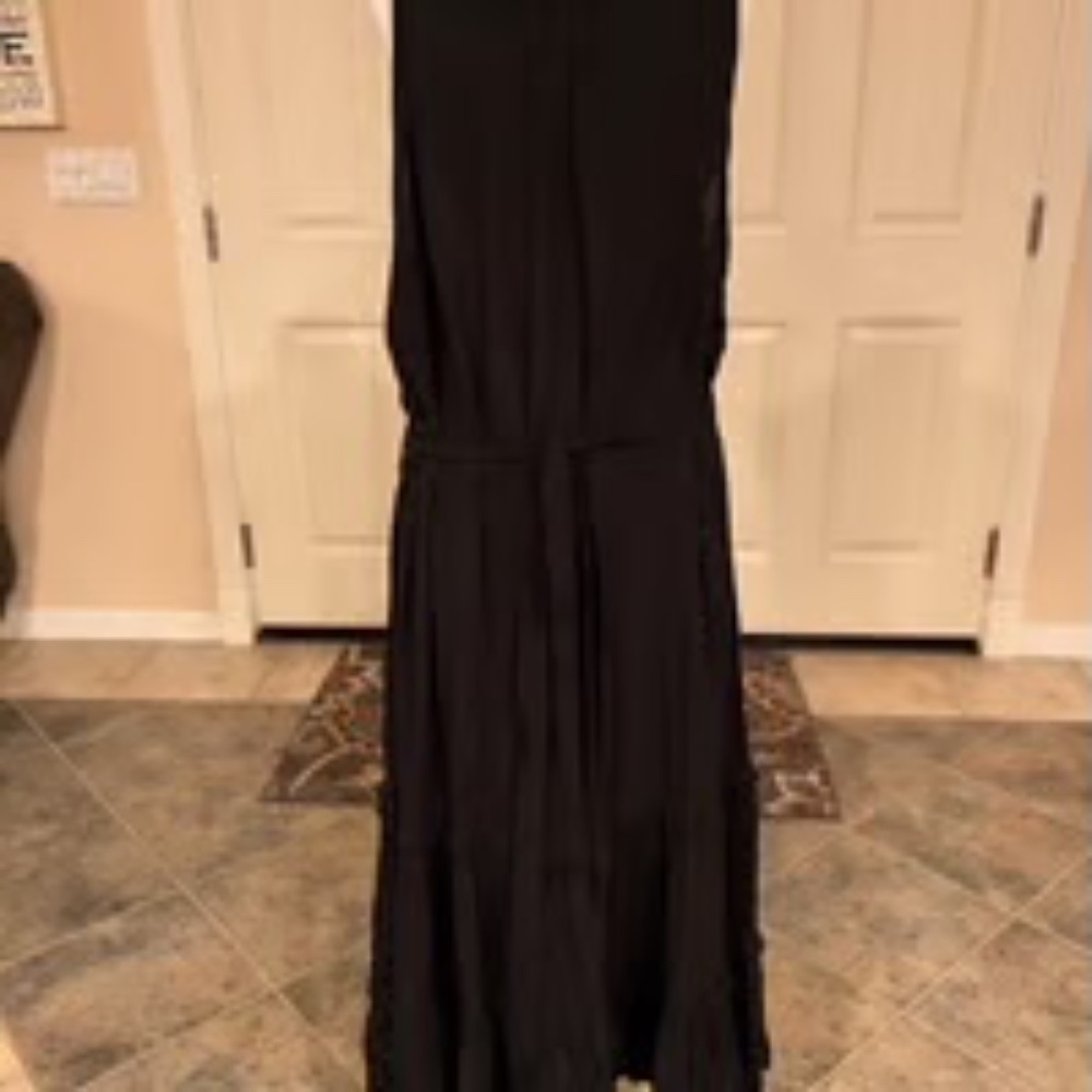 NWT CITY CHIC Plus Fringe Tiered Maxi Dress Sz S 16